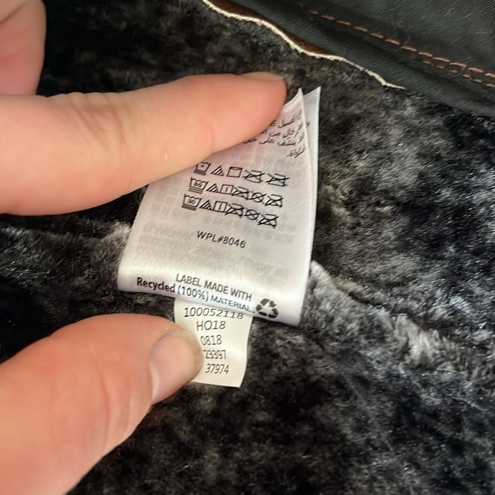 Lined Faux Leather Jacket - Picture 7 of 10